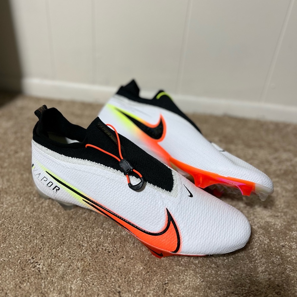 Nike Vapor Edge Pro 360 “White Hyper Crimson” Football Cleats